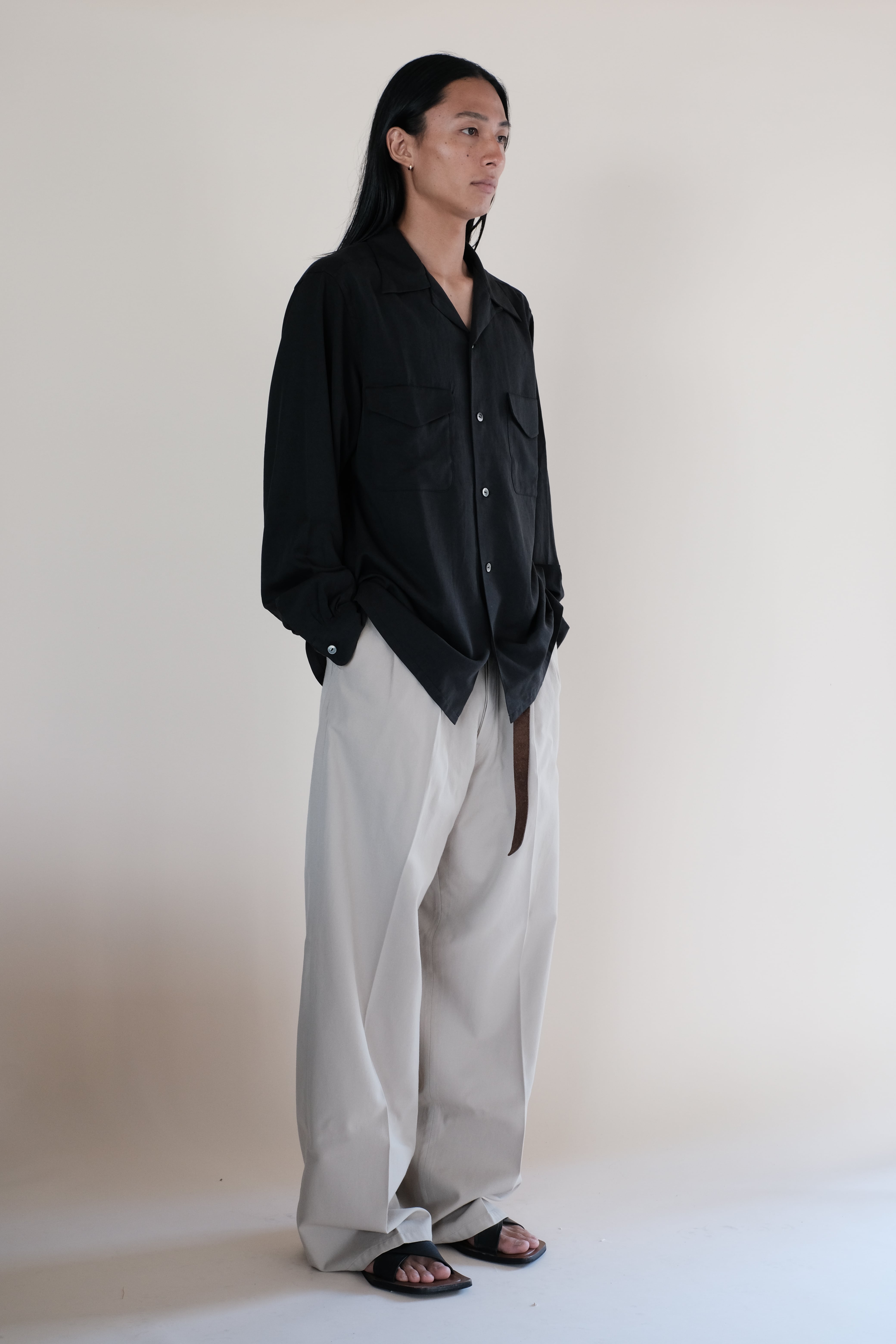 T.T / LOT.101 OPEN COLLAR SHIRT | LIVING