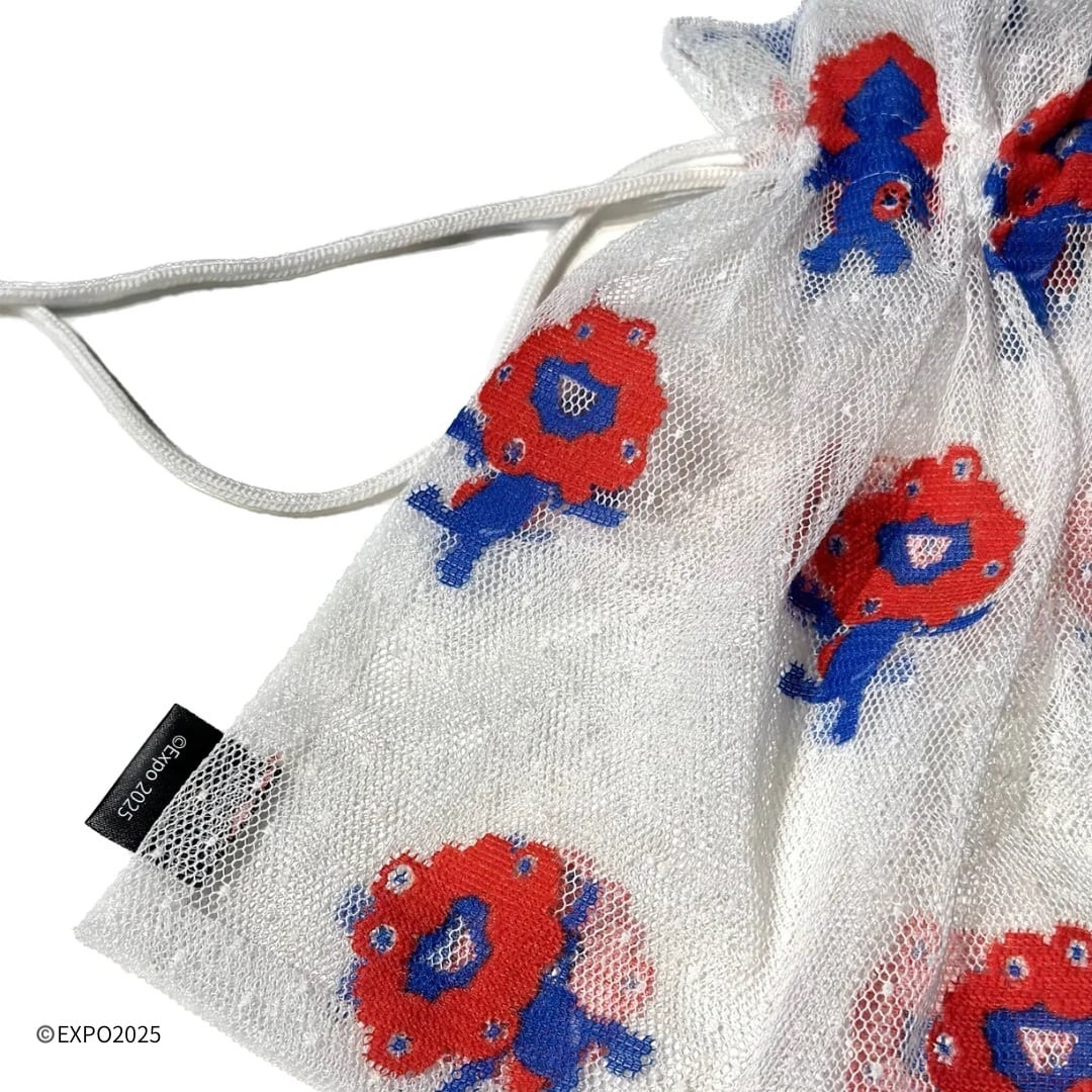 ミャクミャク レースのキンチャクポーチ LLY/005 | LILY LACE