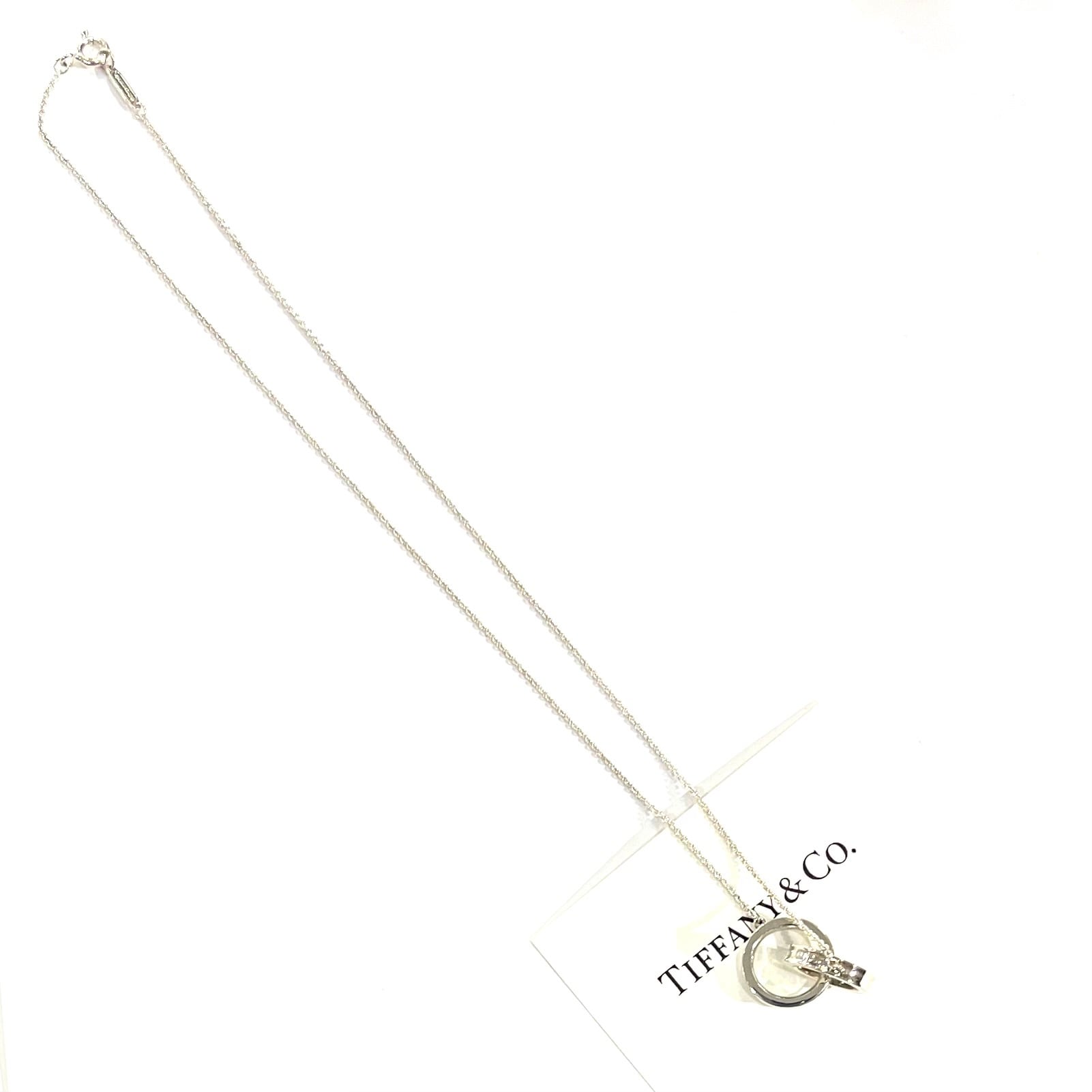 TIFFANY&CO.】2625 インターロッキング サークル ネックレス SV925
