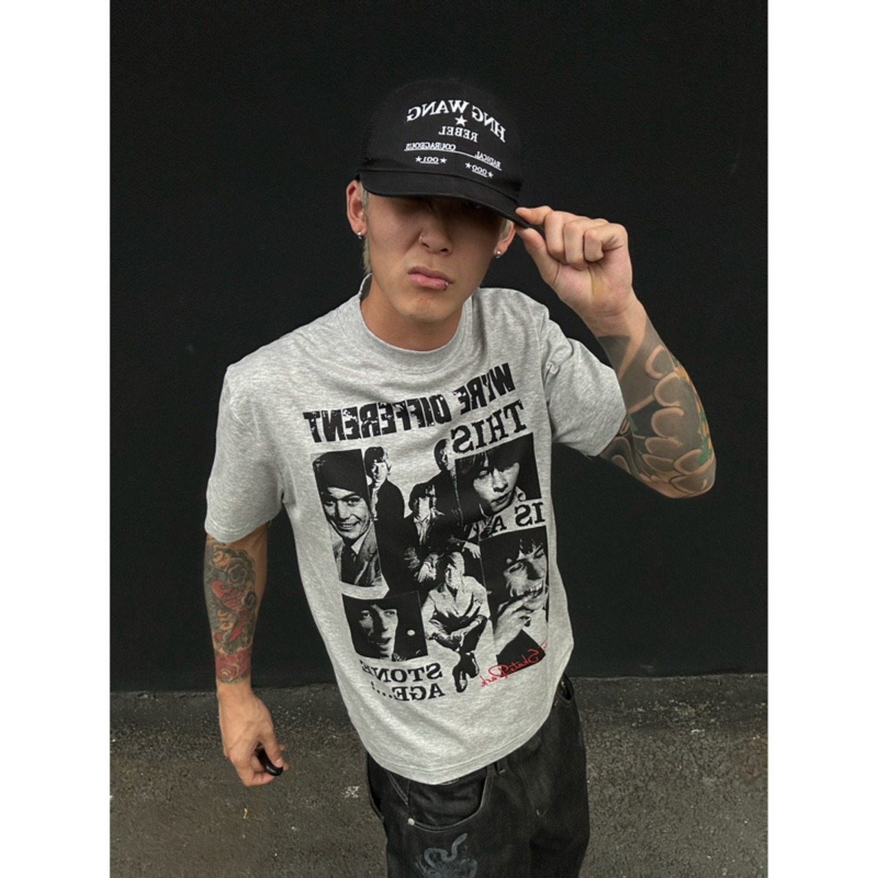 VINTAGE ストリート Rolling StonesTシャツ T2185
