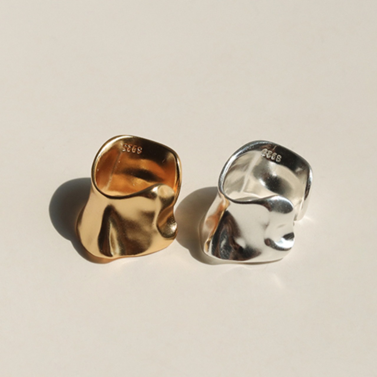 （single）silver925 streamline  ear cuff