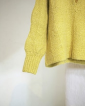 METHO - Skipper Out Collar Sweater / Muscat