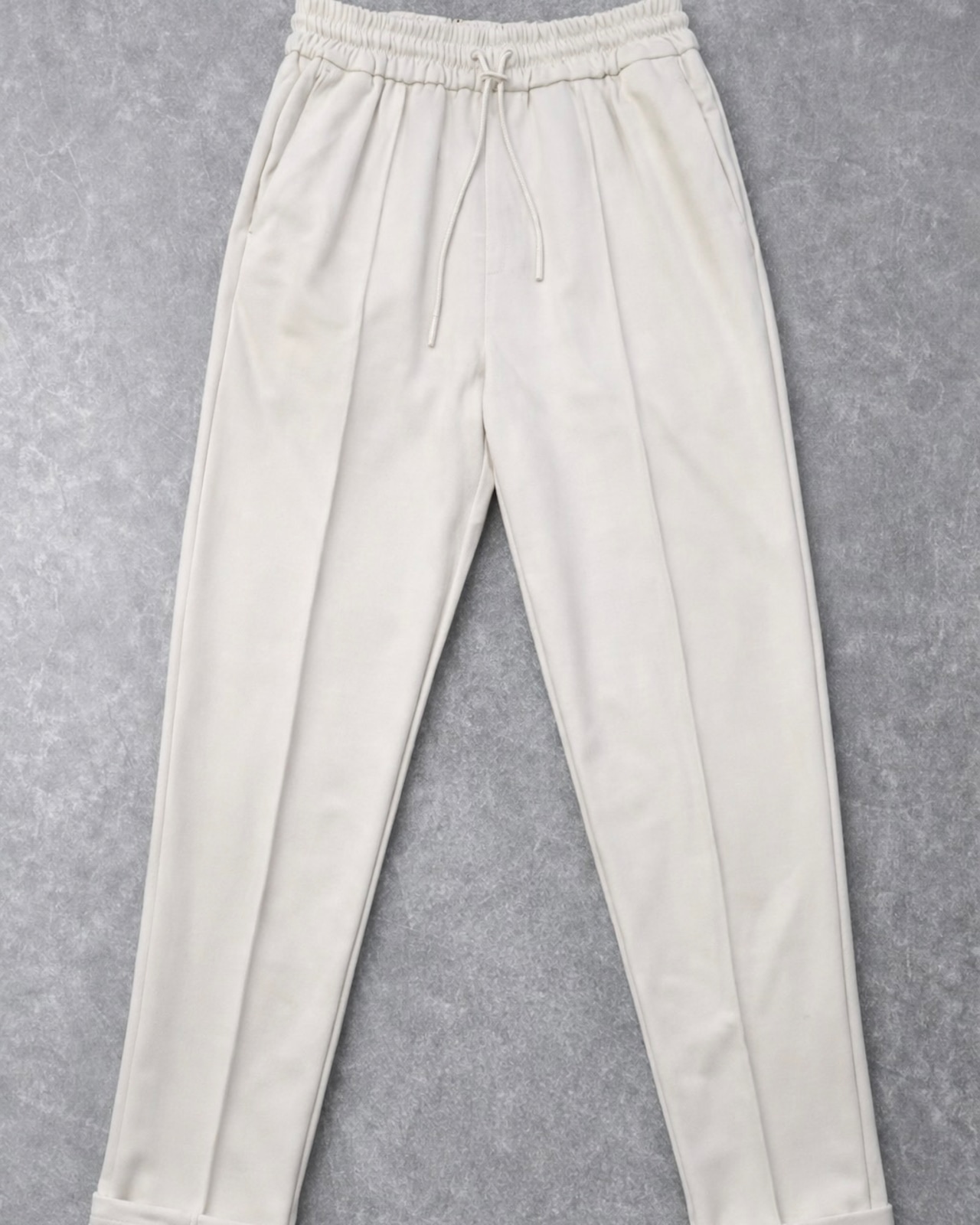 【艶脚端正】ソフトスウェード調スウェットパンツ