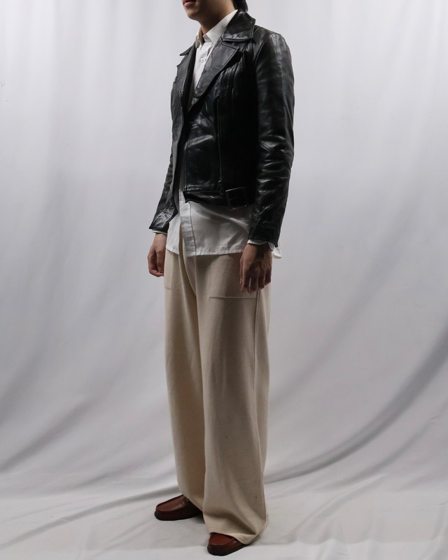 wide straight sweat pants