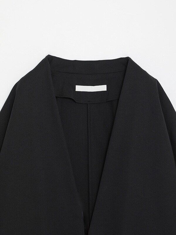 evam eva ｜cotton jacket (black) | robin ASO