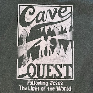 【FRUIT OF THE LOOM】CaveQuest Tシャツ ゲームアプリ XL ビッグサイズ US古着 アメリカ古着