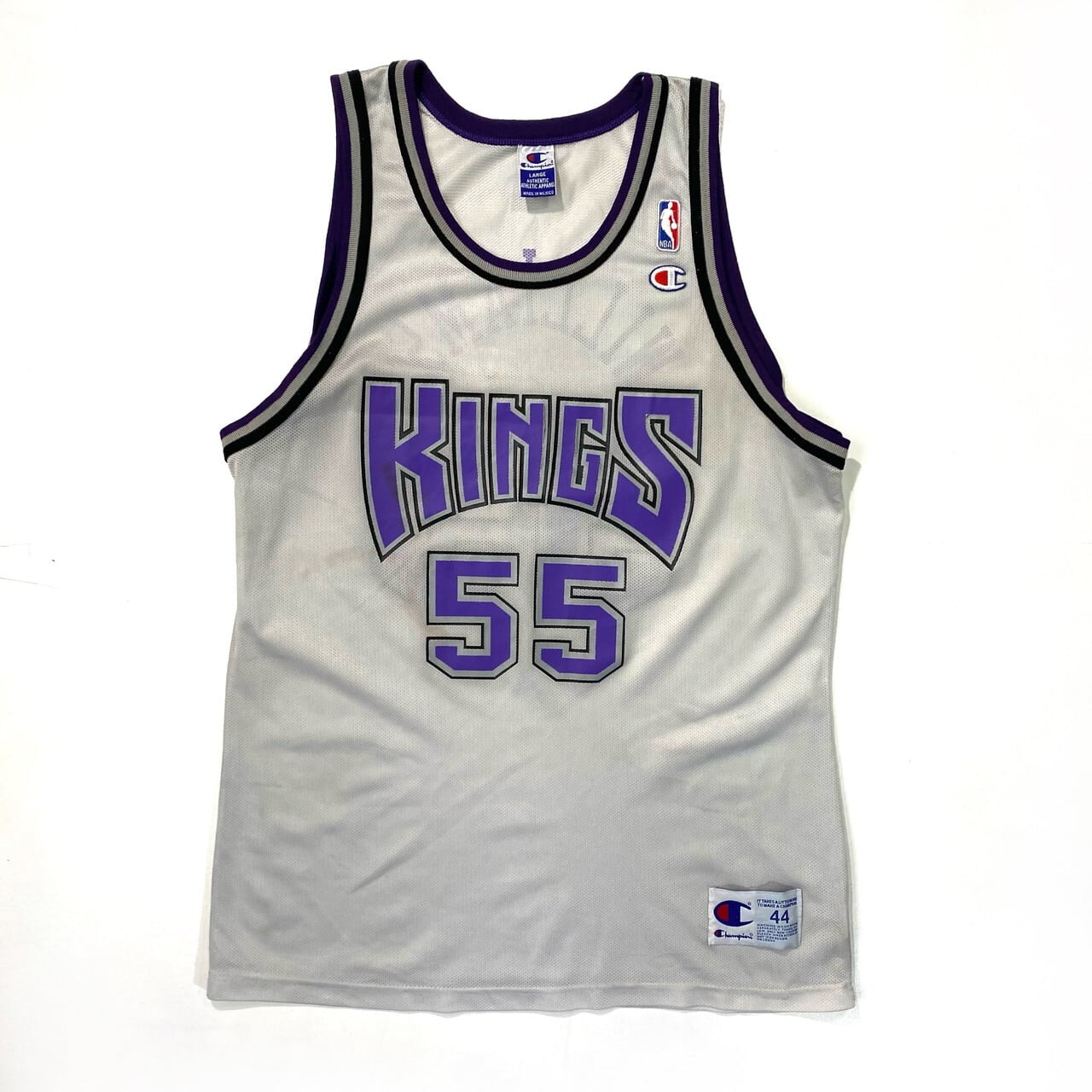 90年代 Champion チャンピオン Nba Sacramento Kings ゲームシャツ レプリカユニフォーム 44 メンズl相当 サクラメント キングス ジェイソン ウィリアムス 古着 ゲームシャツ Sa2107 Cave 古着屋 公式 古着通販サイト
