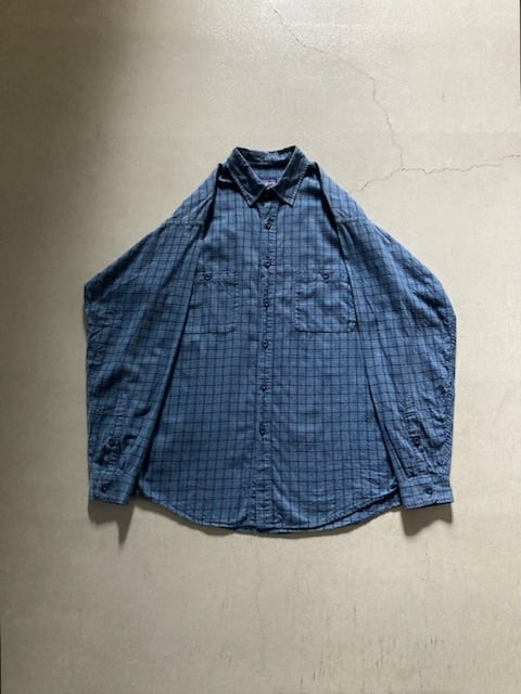 ブルー×ネイビーM：patagonia パタゴニア チェック 長袖シャツ | Pay ID
