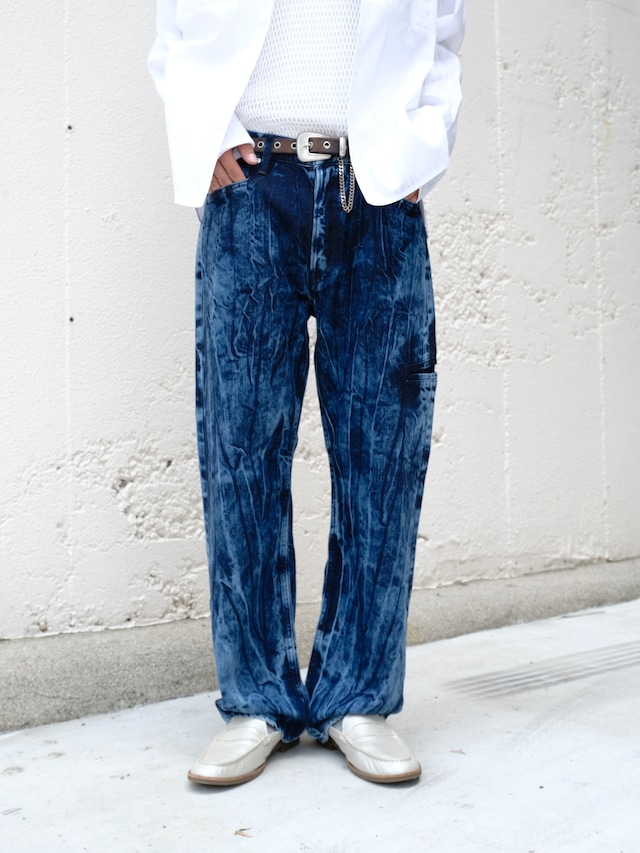 【RIKU UMEHARA】MODERN SIBORI DENIM PANTS