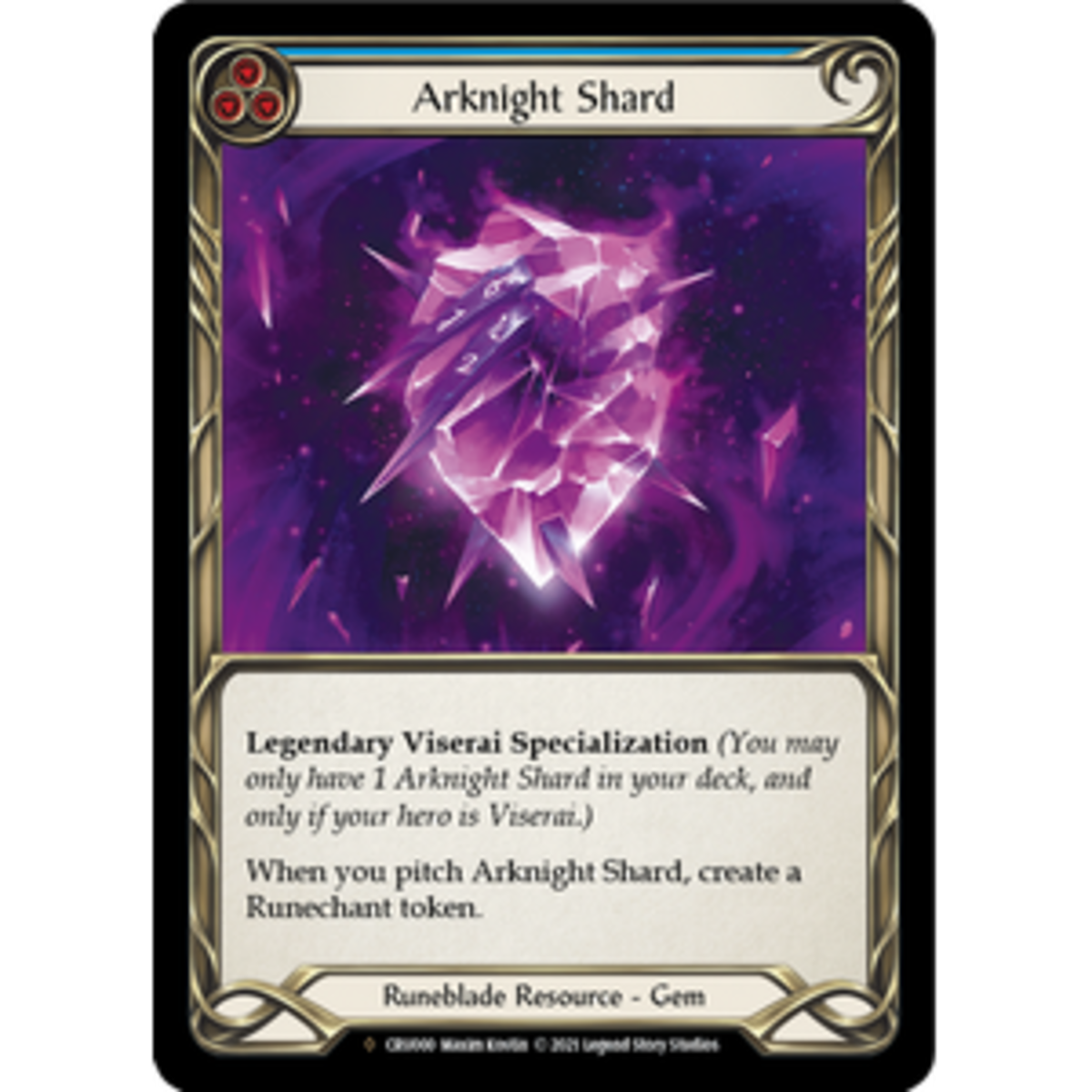 CRU000『Rainbow Foil』【Runeblade】 Arknight Shard | カード 