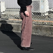 ANACHRONORM / FADED SULFUR DYED LINEN WIDE EASY PANTS