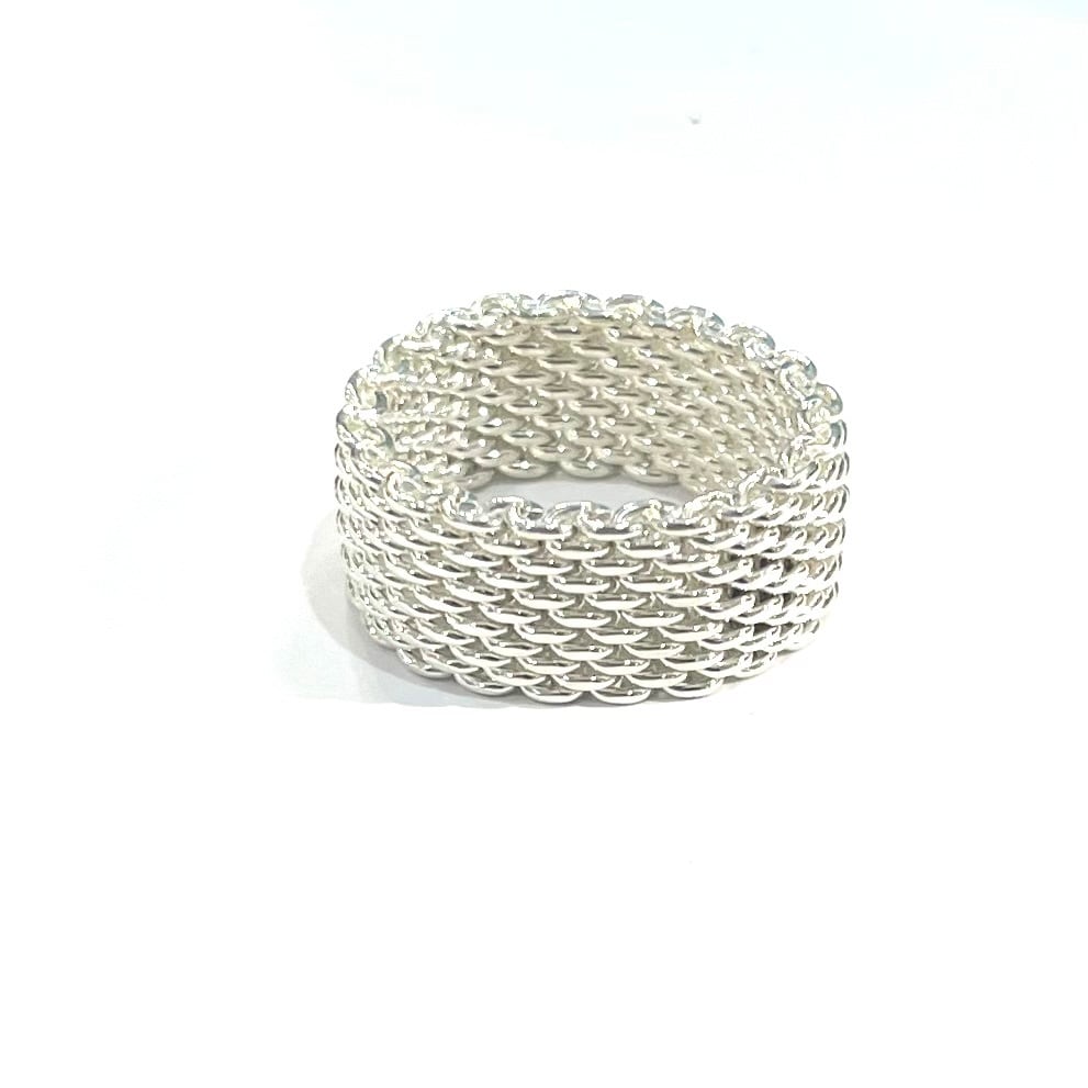 希少【TIFFANY＆CO】2589 【18号】ティファニーサマセットメッシュ