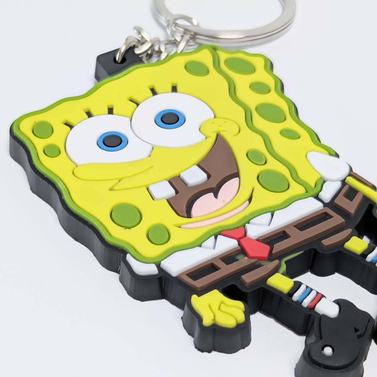送料無料！ ★ラバーキーホルダー★ 【 SpongeBob SquarePants （ スポンジボブ ）】 〚アメリカン雑貨 アメトイ〛