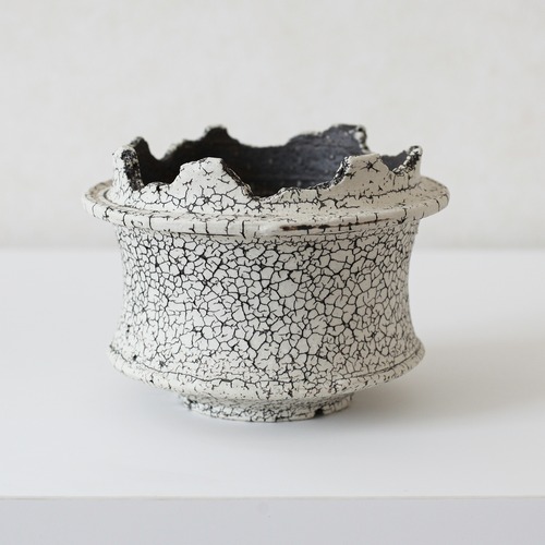 -罅化粧- Cylinder Pot(中根楽) ※Medium No,007