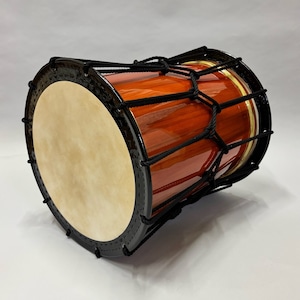 担ぎ桶胴太鼓 1尺6寸 縁黒塗り　セール品