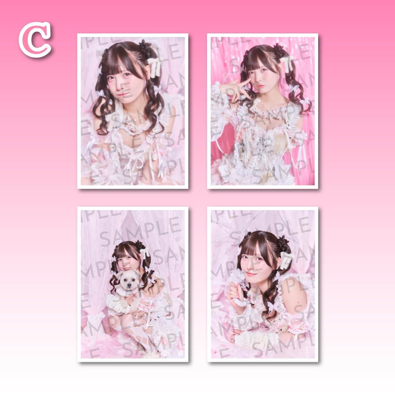 由良ゆら 生誕記念】ブロマイド4種1セット（×3パターン）【YOG087