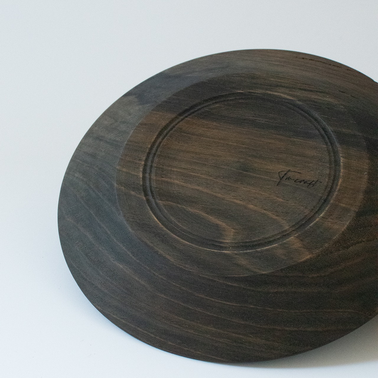 日常のパン皿｜風格漂う鉄染め｜椎の木