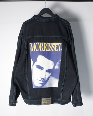 【Caka BLACK】"Steven Morrissey" Vintage Loose Denim Jacket
