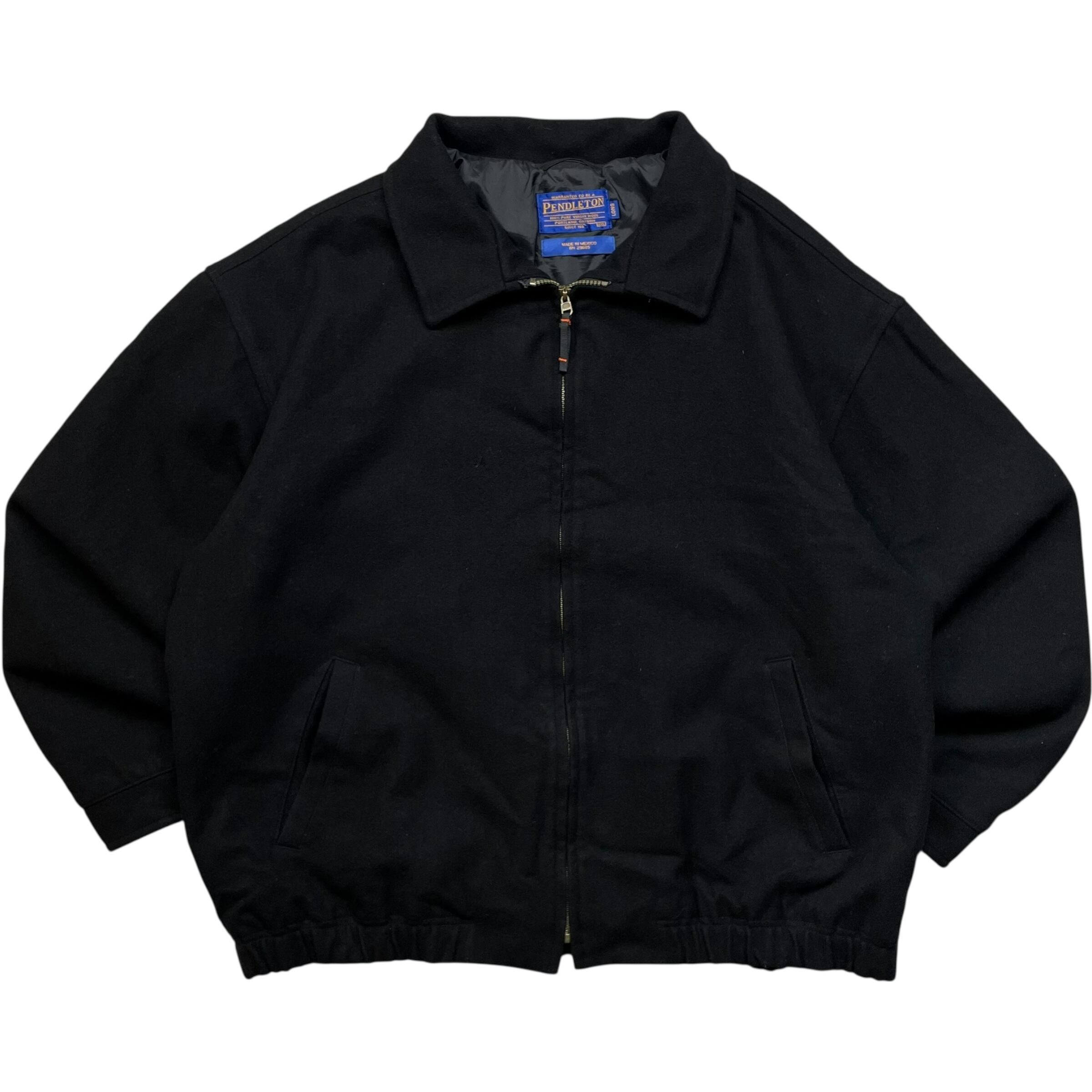 《XXL LONG》 PENDLETON  ペンドルトン ウールジャケット ジャンパー ブラック no.8995