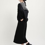 Check pattern large collar shirt(ME079)