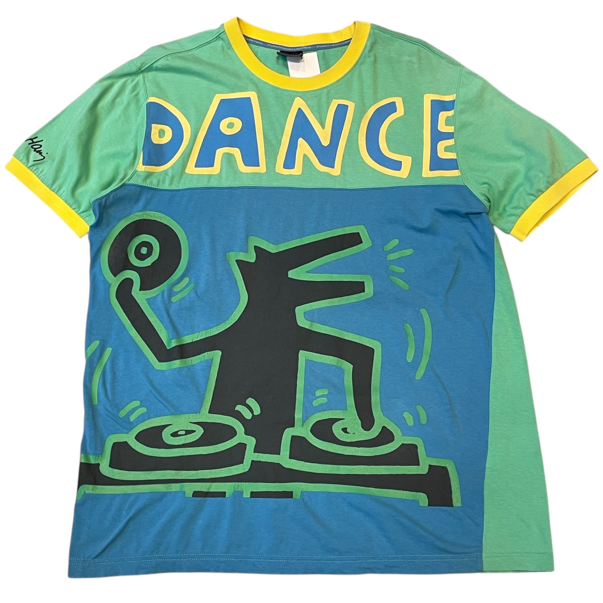 00s FUBU × Keith Haring design linger T-shirt