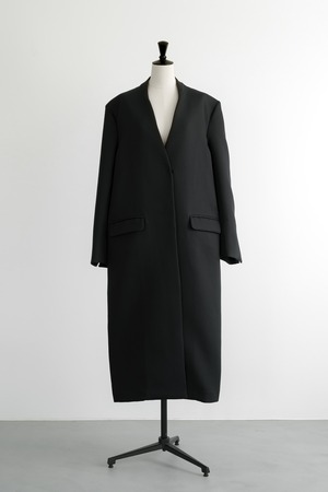 effortless long jaket(black)  ご注文から1週間前後で発送