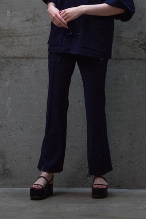 FLARE PANTS / NAVY