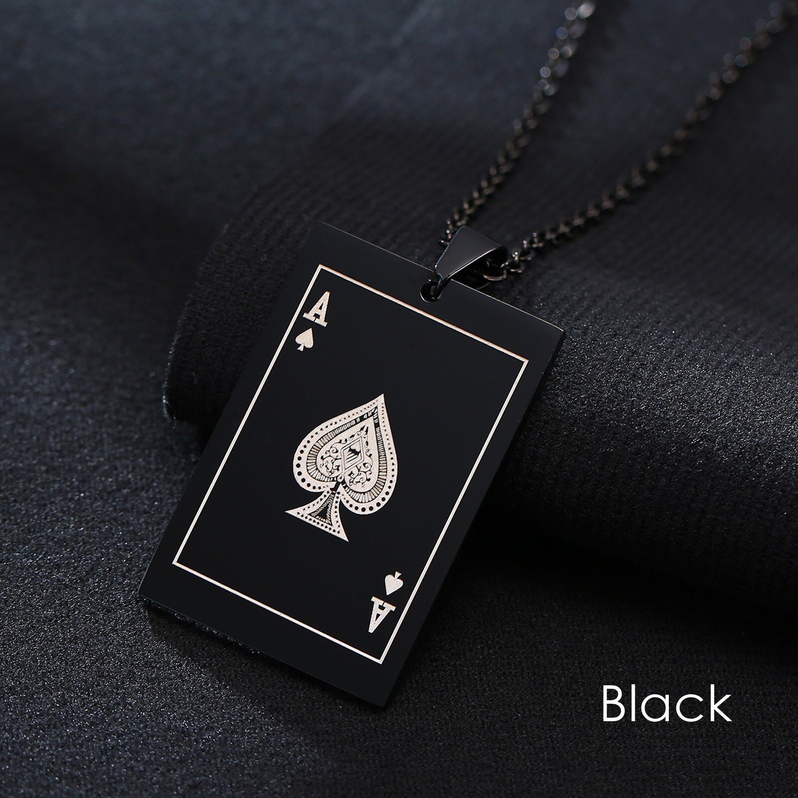 Spade Ace Pendant Necklace / スペード エース ペンダント ネックレス