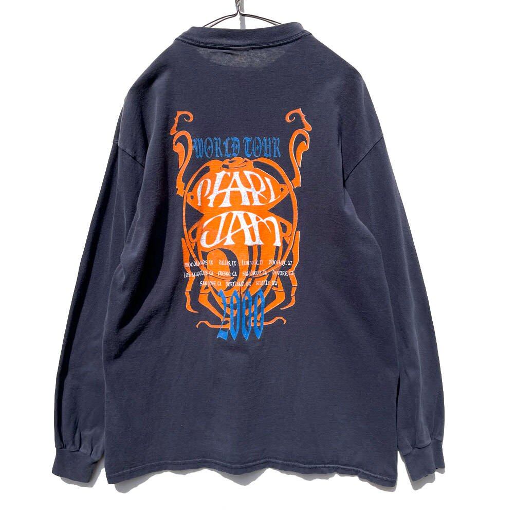 PEARL JAM] Vintage L/S World Tour T-shirt [2000s] The World Tour T