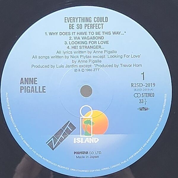 Anne Pigalle / Everything Could Be So Perfect... [R25D-2019, ZTT IQ 7] - 画像3