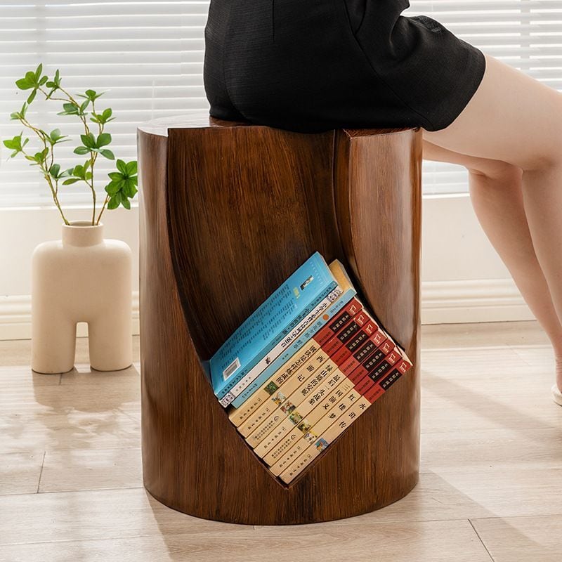 スツール 本棚 北欧 インテリア 切り株型 デザイン おしゃれ かわいい