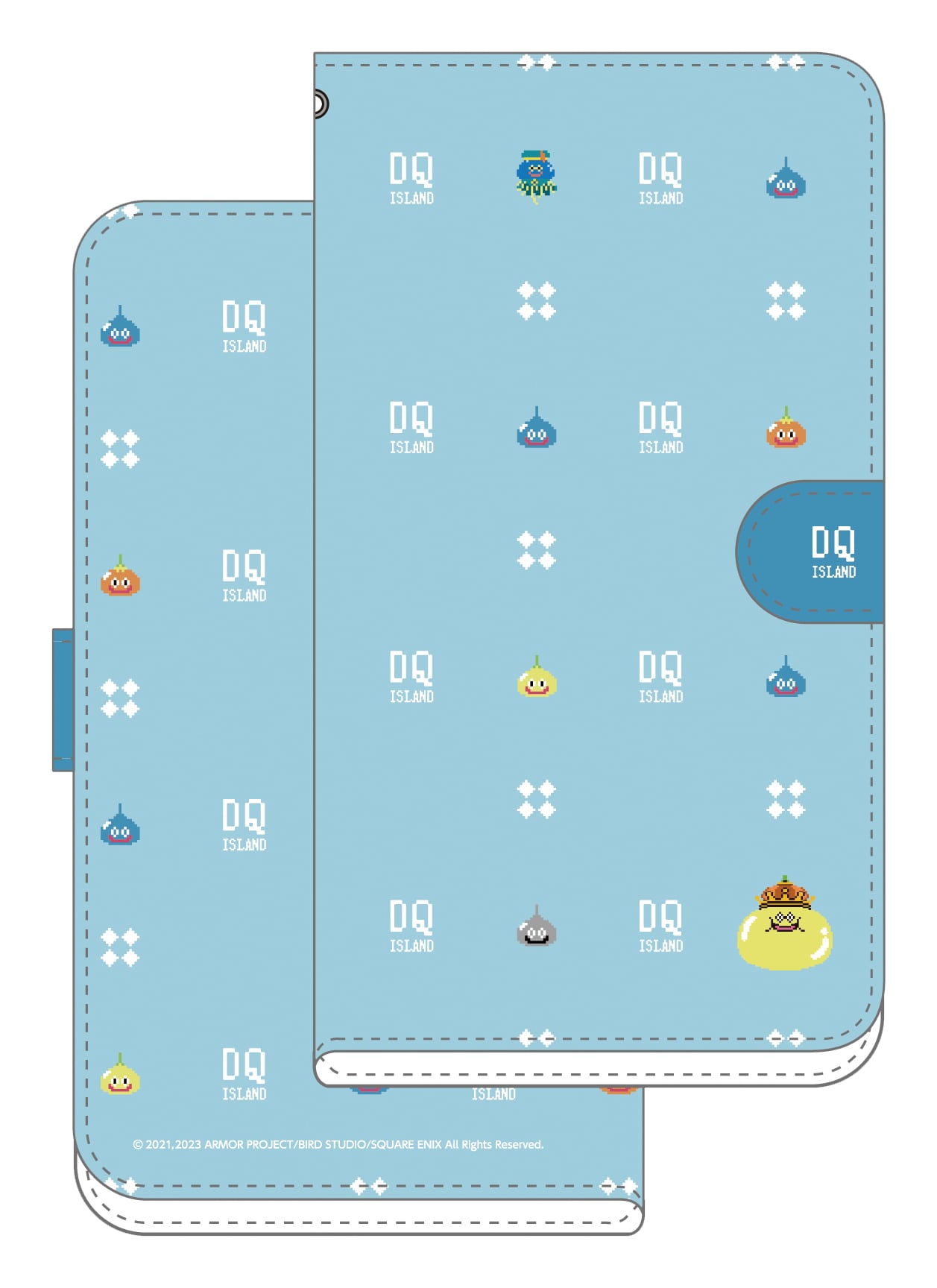 手帳型スマホケース(2種)【ドラゴンクエストアイランド