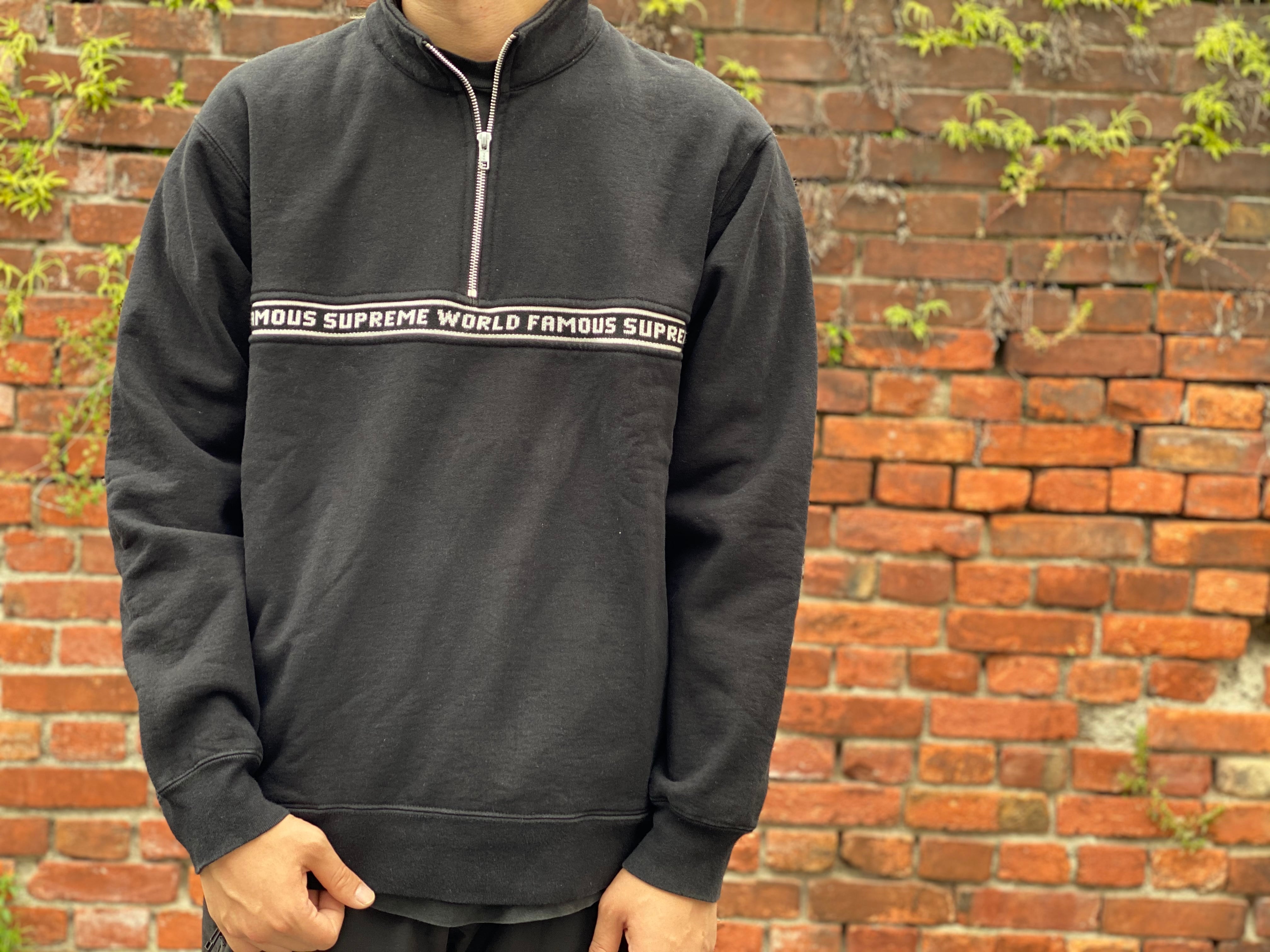 Supreme World Famous Half Zip Sweatshirt XL 90HF6098 | BRAND 
