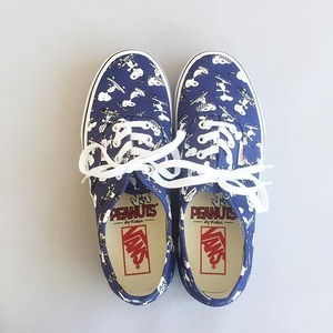 VANS × PEANUTS / AUTHENTIC / SNOOPY SKATING / NAVY / バンズ×ピーナッツ / オーセンティック  / ネイビー / 大人サイズ