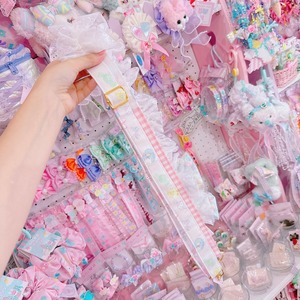 【M6】50-7フリルリボンショルダーひも