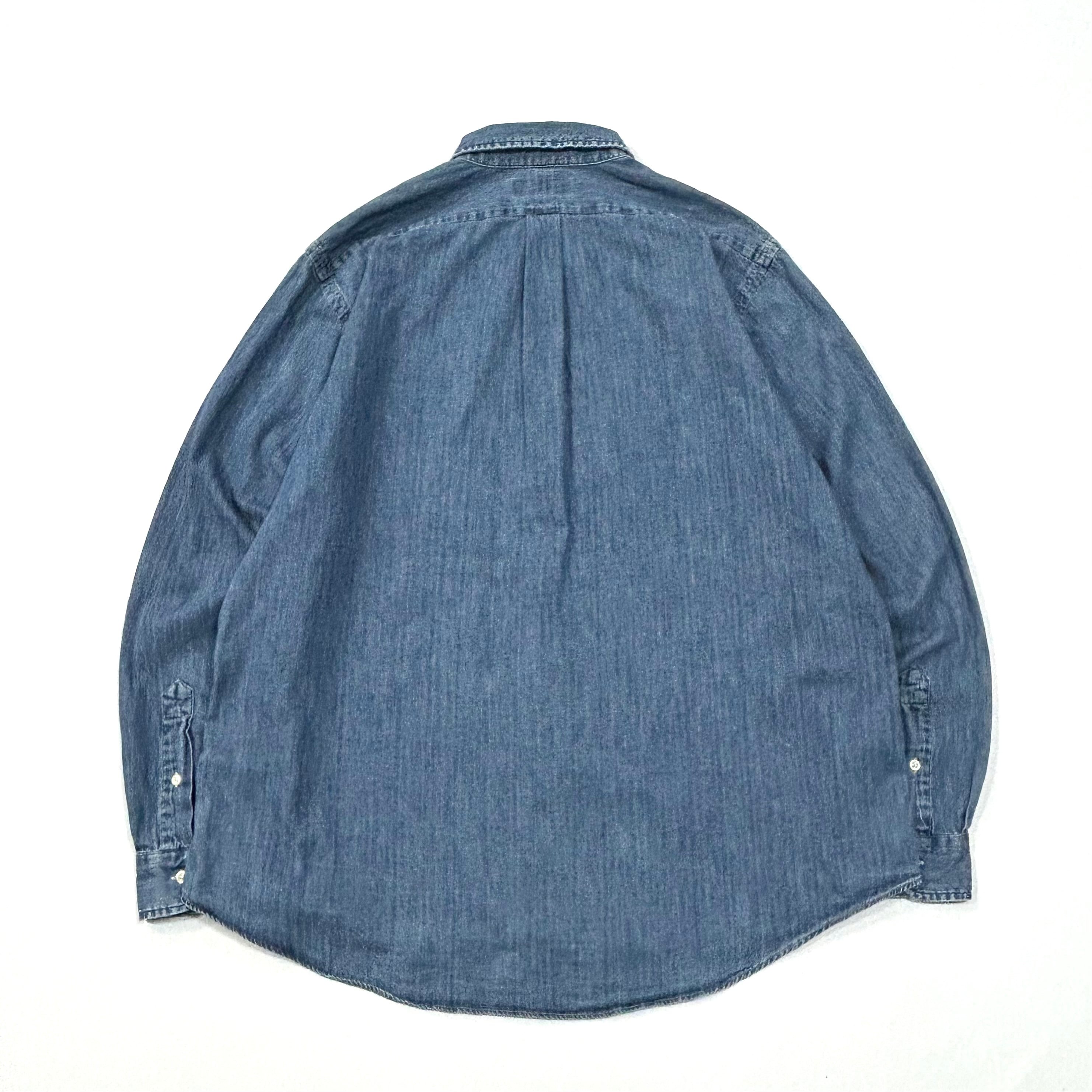 Ralph Lauren/ラルフローレン デニムボタンダウンシャツ メンズ XXL