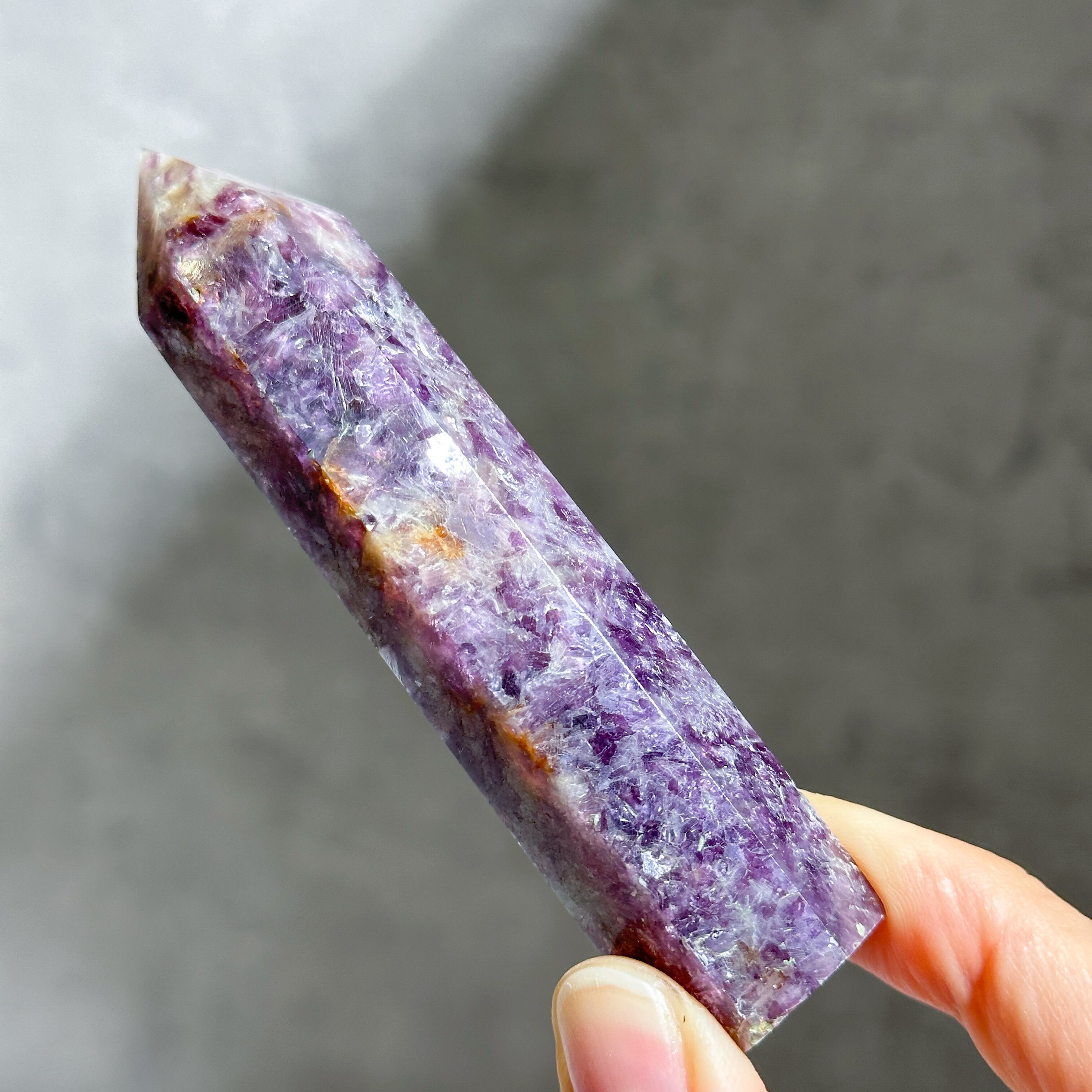 レピドライト タワー型82◇Lepidolite◇天然石・鉱物・パワーストーン