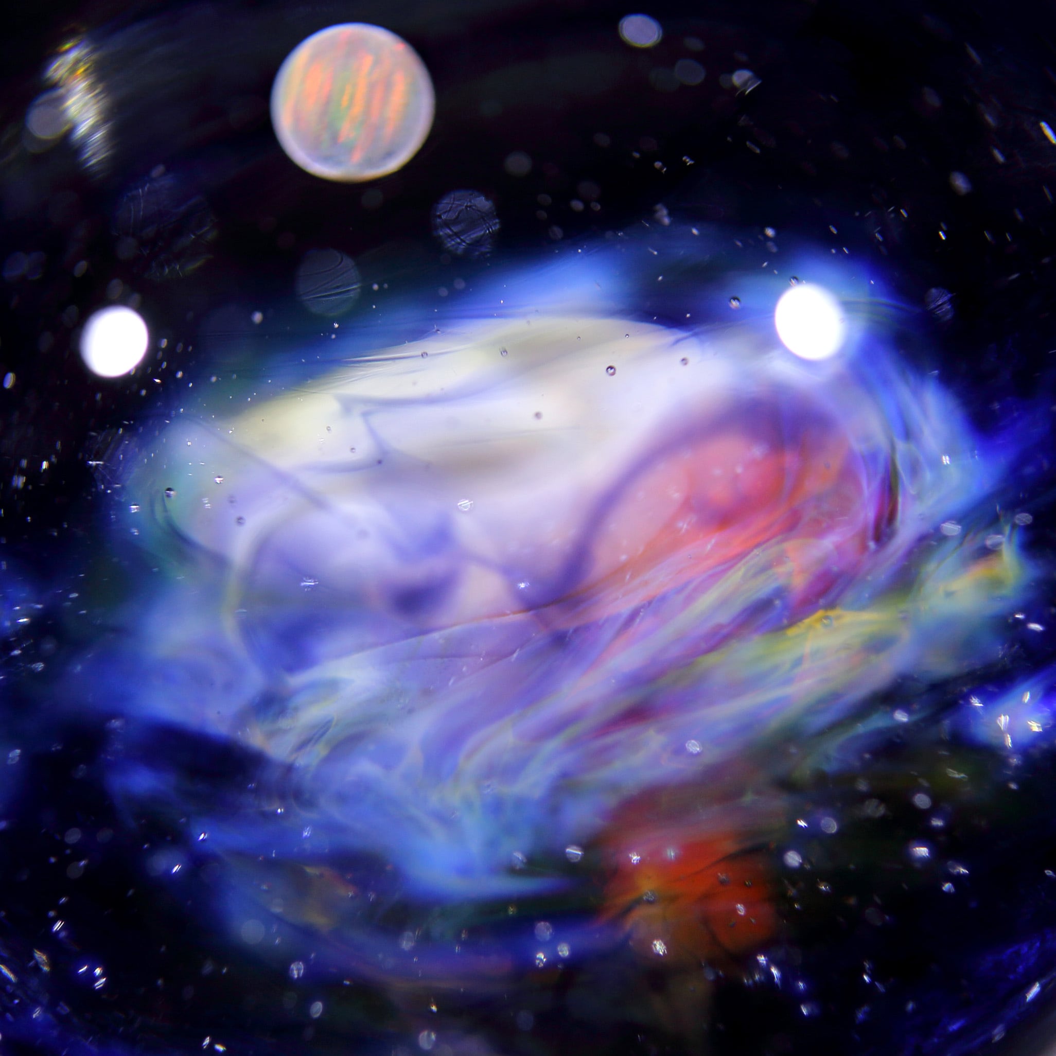 54mm Nebula Galaxy Glass Marble 星雲状宇宙ガラスマーブル