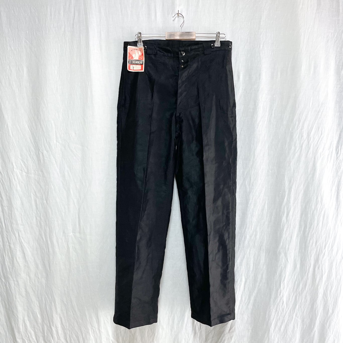 デッド 30s 40s Le CHEMINEAU フランス ヴィンテージ ブラック デッド 30s 40s Le CHEMINEAU フランス ヴィンテージ ブラック