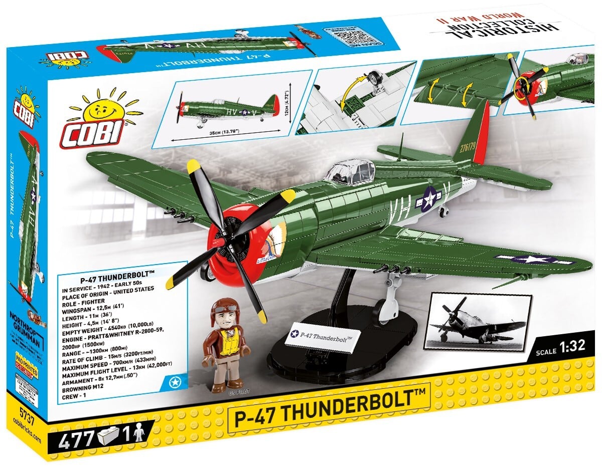 COBI #5737 P-47 サンダーボルト | ミリタリーブロック公式オンライン