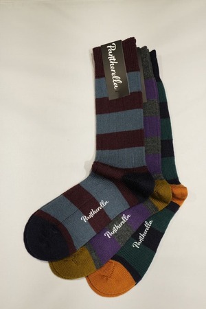 【Pantherella】 Fairford  (598101) / Mid Grey Mix / Boader Wool Socks