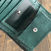 クロコダイル コンパクトウォレット ダークキプロス