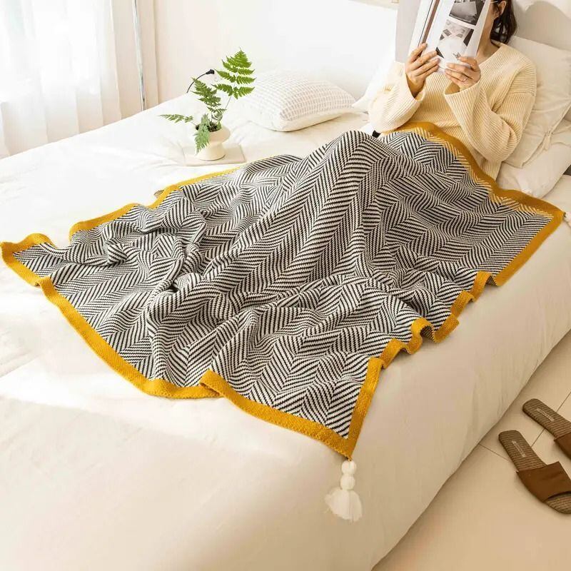 ソファブランケット 膝掛け ブランケット リビング ベッド オフィス