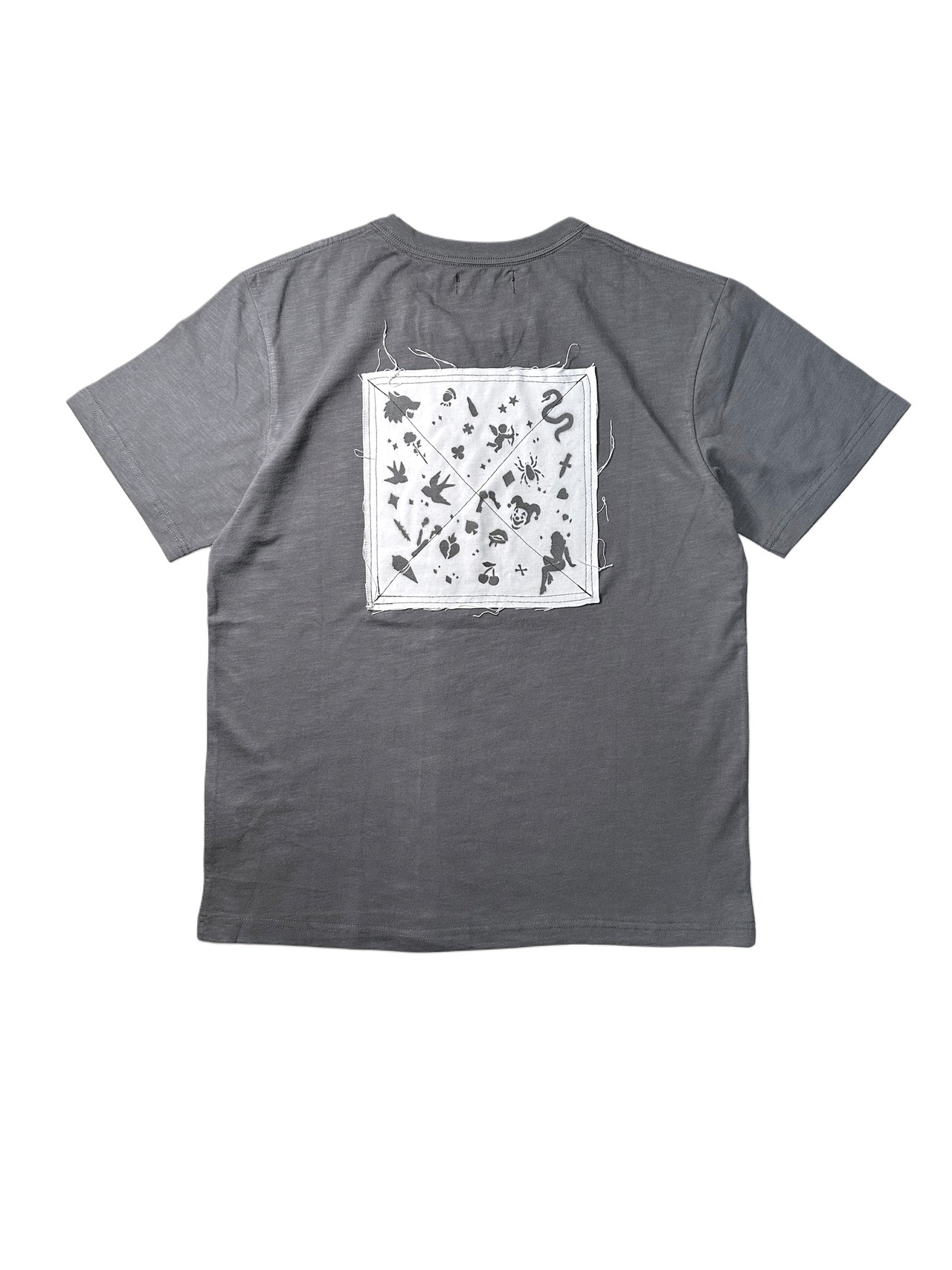 Stencil Patch V-Gusset Tee