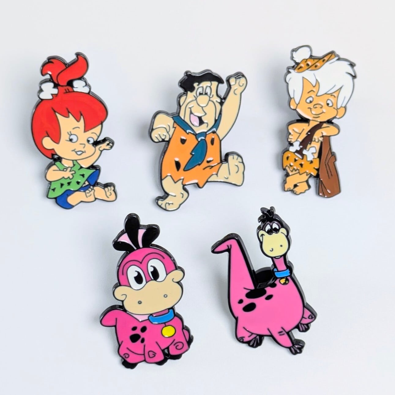 ♧送料無料！ ★ピンズ PINS★ピンバッジ 【 原始家族フリントストーン 】ピンズ 5Pセット / ピンバッジ / PINS〚アメリカン雑貨 アメトイ〛