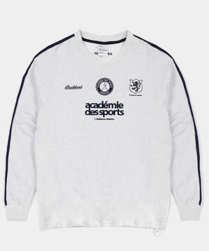 [BADBLOOD] ADS Vintage V-neck Sweatshirt - Ash Gray