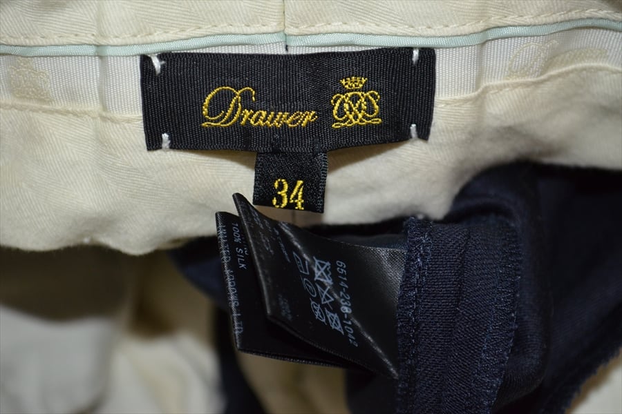ドゥロワー Drawer スラックス パンツ 34 6514-236-1042? D10900