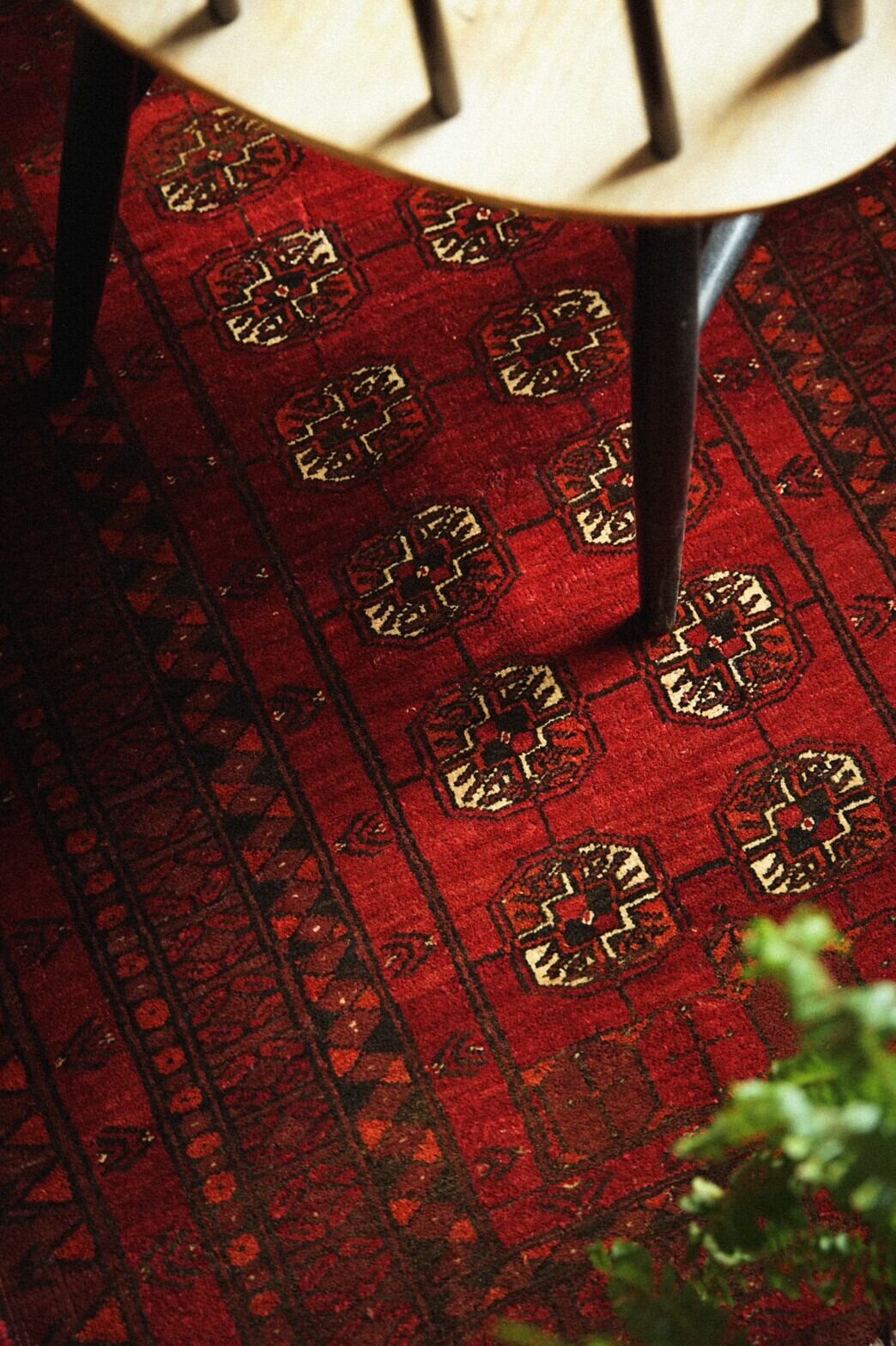 340-Vintage Turkmen rug