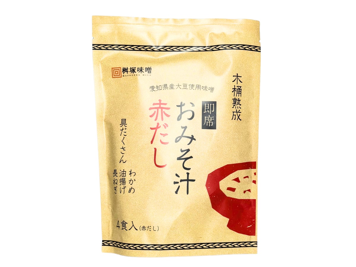 木桶熟成 即席おみそ汁 赤だし 4食入