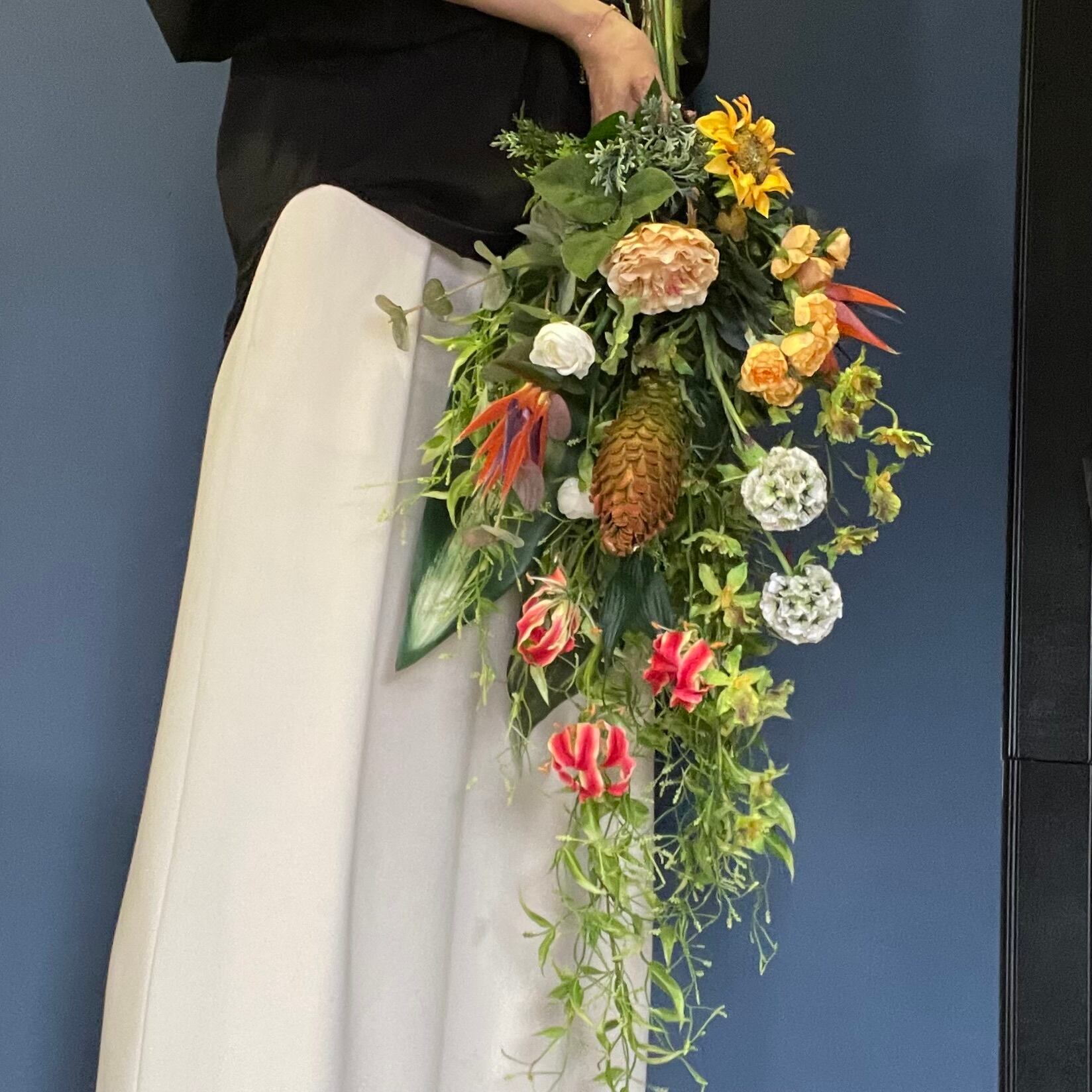 夏の終わりのスワッグ48cm ありがた 